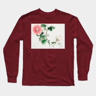 Tree peony woodblock print by Watanabe Seitei Long Sleeve T-Shirt